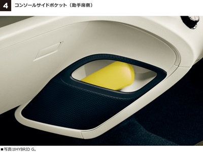 コンソールサイドポケット