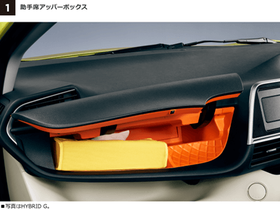 助手席アッパーボックス