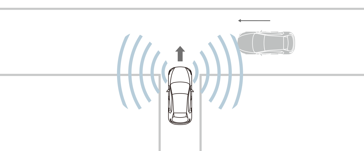 前側方接近車両検知（FCTA）